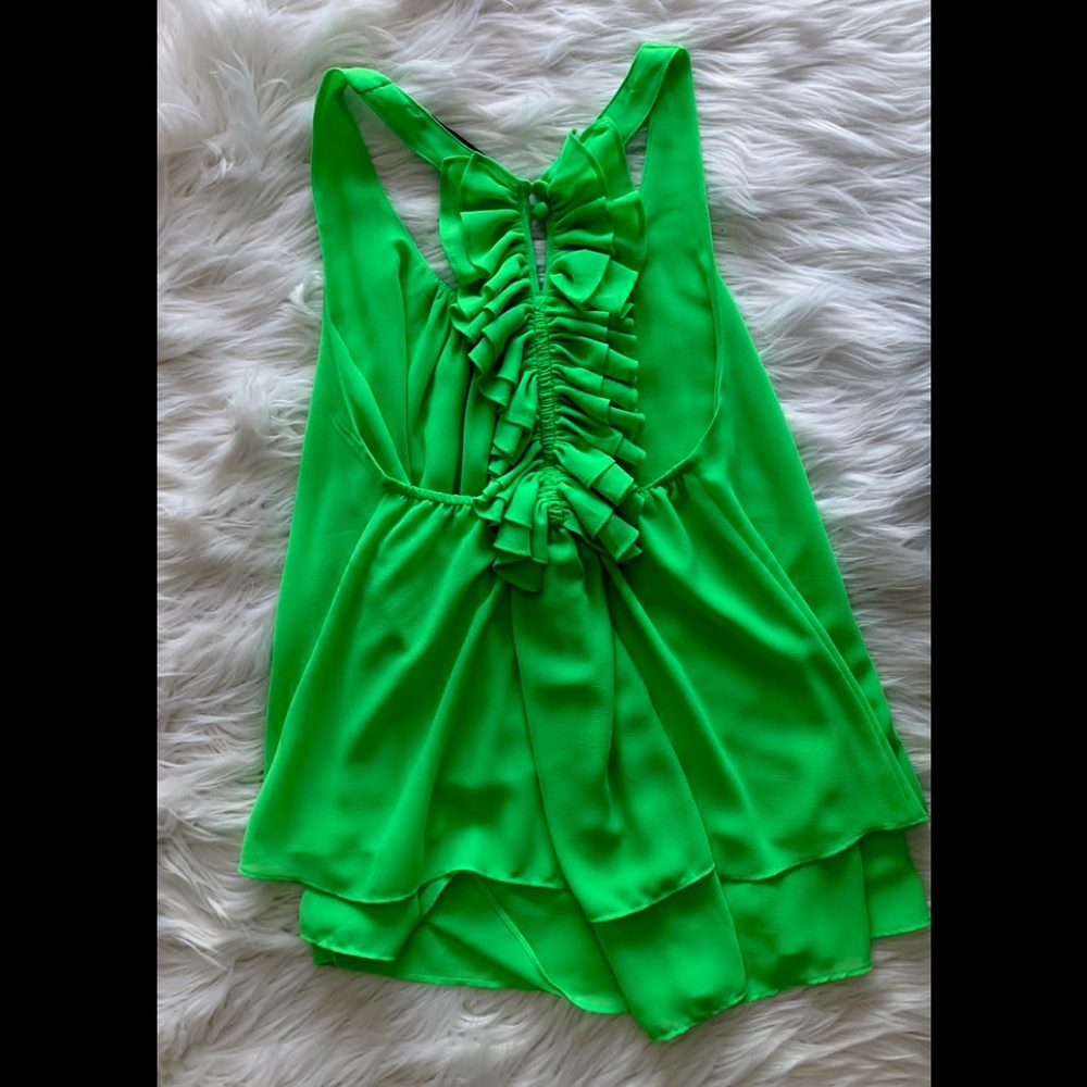 Naked Zebra Ruffled Back Top Small - Picture 7 of 9